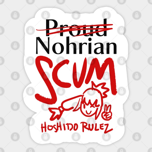 Nohrian Scum Shirt Ver. 1 Sticker by Astrayeah